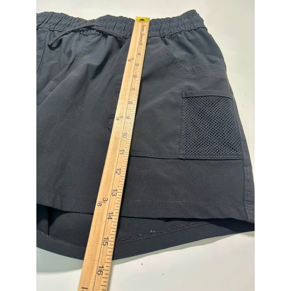 Columbia PFG Fishing Shorts Mens Small Black Mesh Pocket - Picture 10 of 12